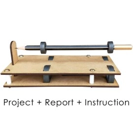 kit4curious magnetic levitation experiment school science project kit with report and instruction- Multi color