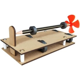 kit4curious magnetic levitation experiment school science project kit with report and instruction- Multi color