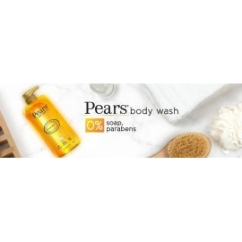 Pears Pure & Gentle Body Wash - Soothing Natural Extracts Shower Gel, 10x More Moisturiser*, Soap-Free Hand & Body Cleanser, Skin Care Shower Gift for Women and Men, Original Scent, 500ml