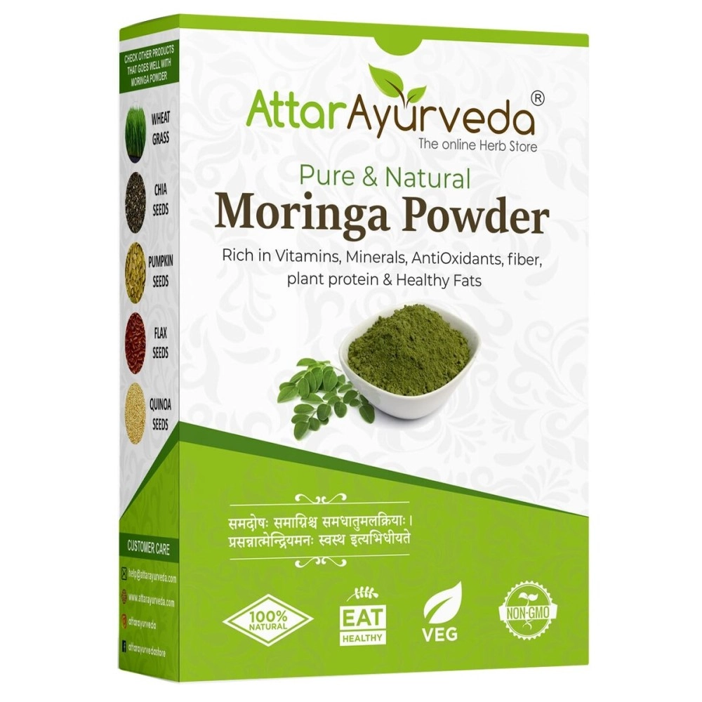 ATTAR AYURVEDA Pure Moringa Powder - 200g