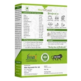 ATTAR AYURVEDA Pure Moringa Powder - 200g