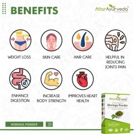 ATTAR AYURVEDA Pure Moringa Powder - 200g
