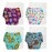 Superbottoms Basic Leakage-proof advanced cloth diapers for babies, High Absorbent 100% cotton 4 reusable diaper and 4 insert pad Combo Pack washable cloth diaper 3M -3Years Adjustable, Reduces Rash