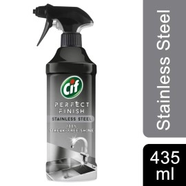 Cif Perfect Finish Stainless Steel 100% Streak-free Shine Specialist Cleaner Spray Multi-purpose Cleaner 435 ml