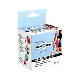 MEDIGRIP Sports, Kinesiology Tape, 5 cm x 5 m, 1 Roll (Pink)