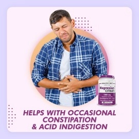 HealthyHey Nutrition Magnesium Citrate - 1000 mg - 120 Vegetable Capsules