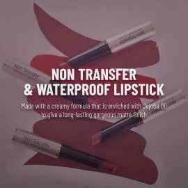 Swiss Beauty Non-Transfer Waterproof Lipstick with Jojoba Seed Oil | Matte Finish | Long-Lasting | Highly Pigmented | Shade- Rusty Nude, 3gm