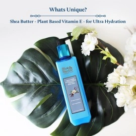 Blue Nectar Shea Butter Warm Vanilla and Sugar Body lotion Cream with Vitamin E for Ultra Hydration (12 Herbs, 200 ml)