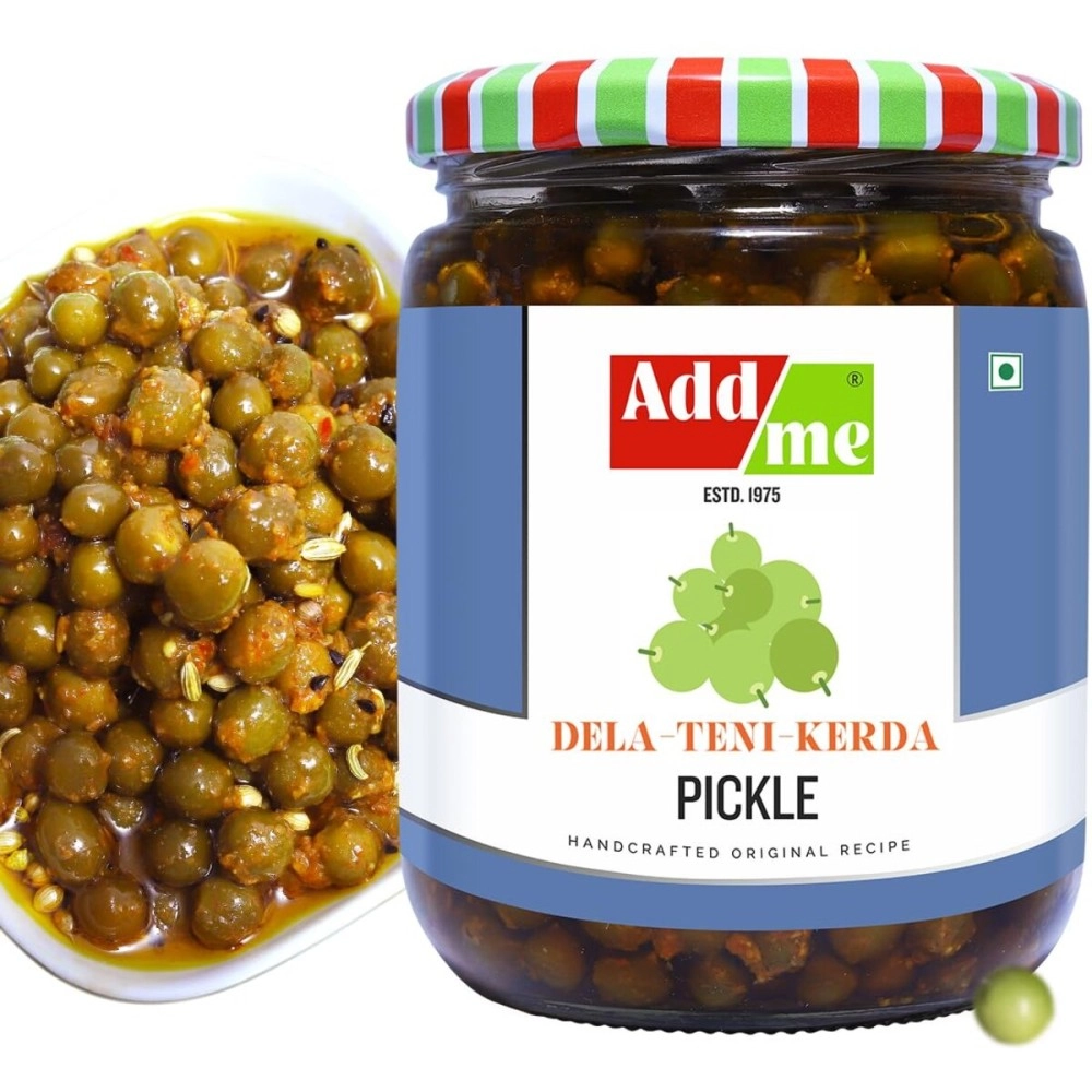 Add me Home Made Ker Small Teet Rajasthani marwadi Pickles kair Achar Glass Jar, 500g