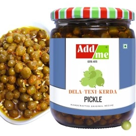 Add me Home Made Ker Small Teet Rajasthani marwadi Pickles kair Achar Glass Jar, 500g