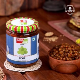 Add me Home Made Ker Small Teet Rajasthani marwadi Pickles kair Achar Glass Jar, 500g