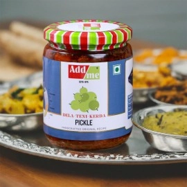 Add me Home Made Ker Small Teet Rajasthani marwadi Pickles kair Achar Glass Jar, 500g