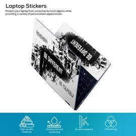 Galaxsia Vinyl Laptop Skin/Sticker/Cover/Decal for 14 Inch Laptops, Compatible with All Brands