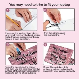 Galaxsia Vinyl Laptop Skin/Sticker/Cover/Decal for 14 Inch Laptops, Compatible with All Brands