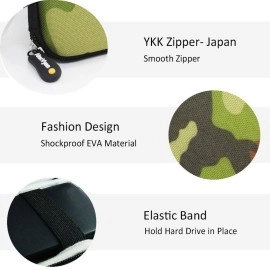 AlexVyan New Shock Proof External Hard Disk Case Protector for Seagate WD Transcend Lenovo Sony Sandisk Samsung External Drive(1TB 1 TB 2TB 2 TB 3TB 3 TB) Cover HDD Casing Bag Pouch Sleeve Enclosure