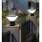 Lyse Decor Waterproof Gate Light for Main Gate Entrance, Outdoor Pillar Lamp, Gate Lamp for Garden & Boundaries Lights (Modern Design Stairs Shape, Pair of 2 Pieces)