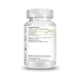 Natures Velvet Grape Seed Pure Extract 500 mg, 60 Veggie Capsules Pack of 1