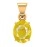 Sidharth Gems 10.42 Carat / 11.25 Ratti Certified Natural Yellow Sapphire Pendant/Locket (Pukhraj Stone Panchadhatu Pendant) AAA Quality Gemstone, free size, Loose Gemstone, Yellow Sapphire
