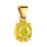 Sidharth Gems 10.42 Carat / 11.25 Ratti Certified Natural Yellow Sapphire Pendant/Locket (Pukhraj Stone Panchadhatu Pendant) AAA Quality Gemstone, free size, Loose Gemstone, Yellow Sapphire