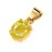 Sidharth Gems 10.42 Carat / 11.25 Ratti Certified Natural Yellow Sapphire Pendant/Locket (Pukhraj Stone Panchadhatu Pendant) AAA Quality Gemstone, free size, Loose Gemstone, Yellow Sapphire