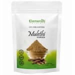 Elemensis Naturals Pure & Natural Mulethi Powder For Skin Whitening, Licorice Powder For Body, Skin and Hair, 100gm