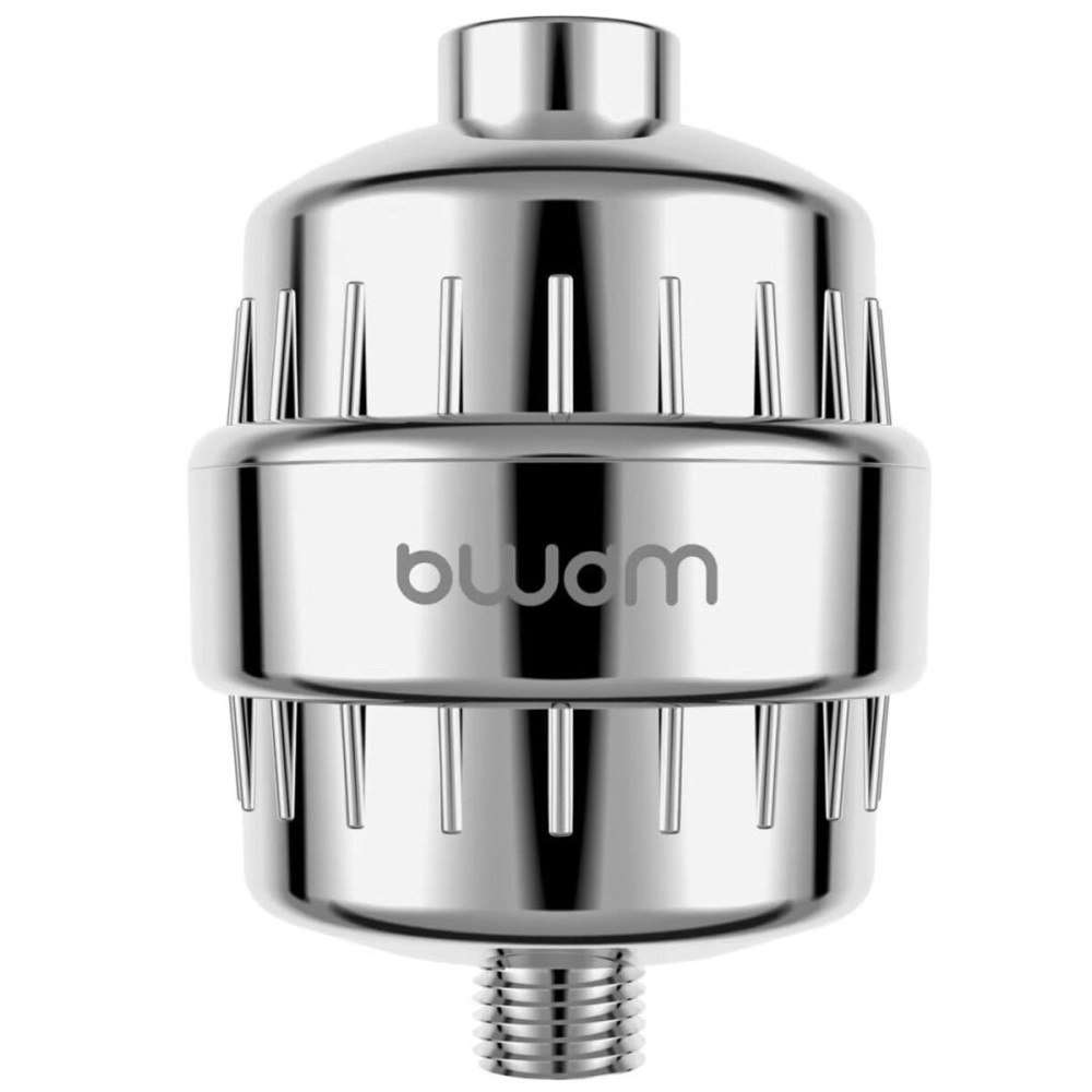 BWDM 15 Stage Shower Filter - Shower Head Filter - Hard Water Filter, Remove Chlorine Heavy Metals and Other Sediments, Vitamin C Water Softener Reduces Dry Itchy Skin, Dandruff (Chrome)