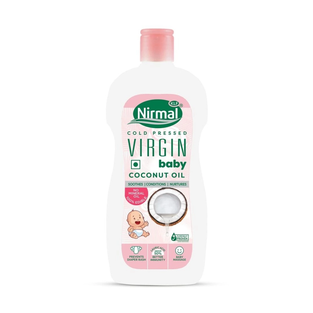 KLF Nirmal Virgin Baby Coconut Oil for Massage, 400 ml
