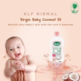 KLF Nirmal Virgin Baby Coconut Oil for Massage, 400 ml