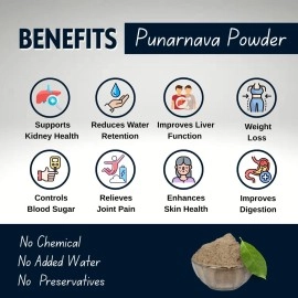 BIRJU MAHAVIR Punarnava Powder - Boerhaavia Diffusa -Spreading Hogweed,400g