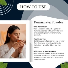 BIRJU MAHAVIR Punarnava Powder - Boerhaavia Diffusa -Spreading Hogweed,400g