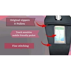 Sahara Seats Compatible with Interceptor650 Single Zip Mobile Tank Cover (Black)