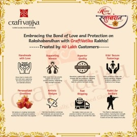 Collectible India Rakhi Gift for Brother and Bhabhi,Rakshabandhan Gifts Combo for Brother Set - Rakhi for Rakshabandhan Gifts for Bhaiya Bhabhi - Ganesh Idol Showpiece, Lumba Rakhi, Krishna Rakhi