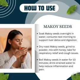 Birju Mahavir 100 GR MAKOY - MAKOH -SOLANUM NIGRUM - BLACK NIGHT SHADE