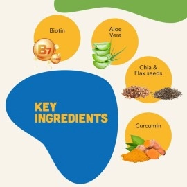 Natural Remedies Derma Bites - Soft Chews Long Sticks for Dogs & Puppies, Supports Healthy Skin & Coat, Gluten-Free, Strawberry Flavor, Easily Digestible Treats for All Life Stages, 75g (Pack of 2)