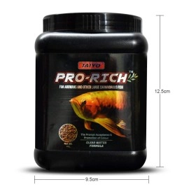 Taiyo Pro-Rich Dry Fish Feed for Arowana and Other Large Carnivorous Fish of All Life Stages, 280g