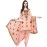Ethnic Junction Women\'s Chanderi Cotton Embroidered And Mirror Work Unstitched Salwar Suit Material, Misty Rose, One size