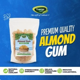 Thanjai Natural Almond Gum 1000G (250G X 4) Badam Pisin/Badam Gum 1St Quality 100% Natural