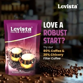 Levista Instant, Premium & Filter Coffee (Mixed Size and variant) (500g (pack of 1), Filter Coffee 80/20)