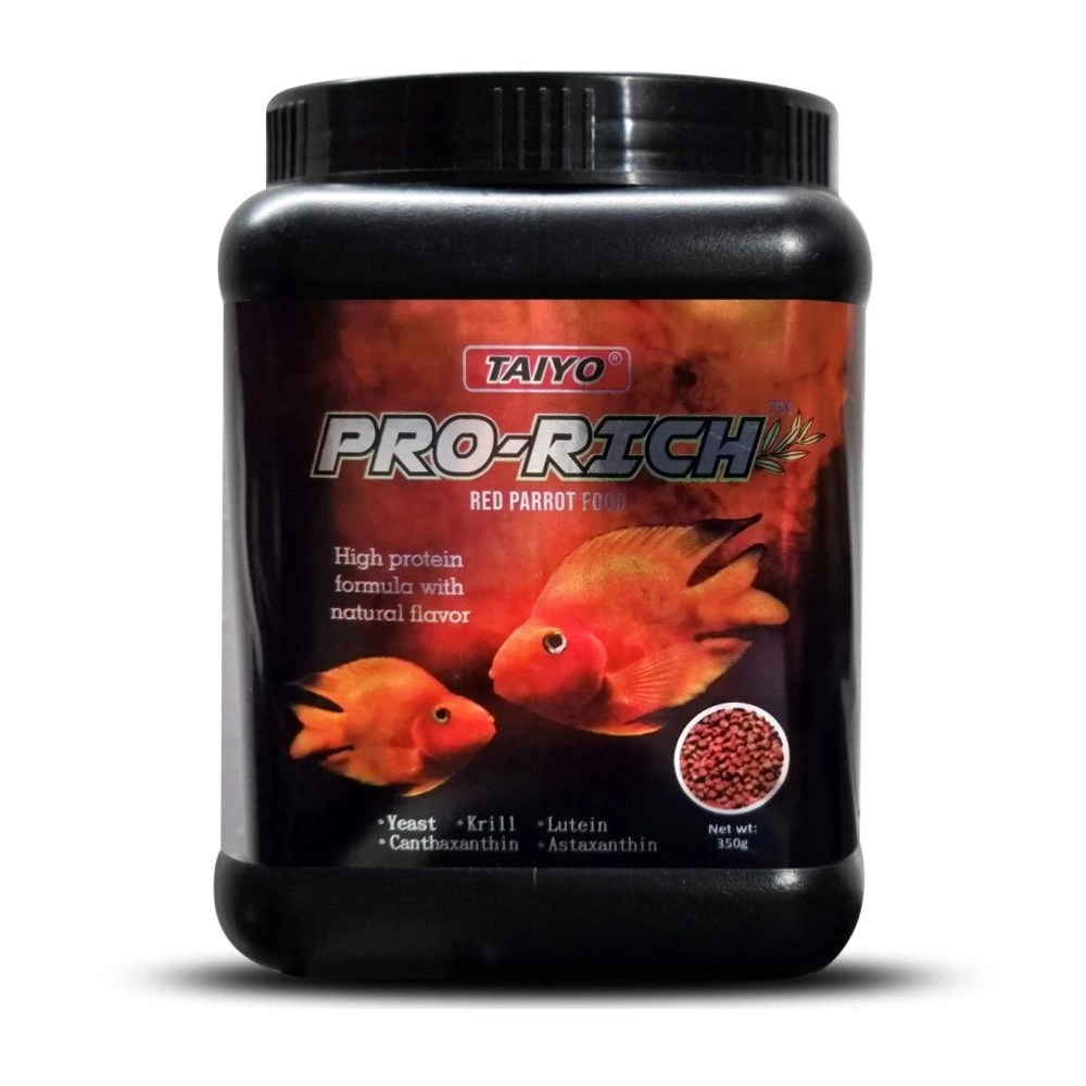 Taiyo Pro-Rich Red Parrot Pellet Young Fish Food, 350g