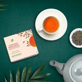 Gopaldhara Darjeeling Tea | Long Leaf Muscatel Tea| Premium Darjeeling Second Flush Whole Leaf Black Tea | 200g Loose Leaf Paper Box | Special FTGFOP1 Fresh Summer Muscatel Tea From the Highest