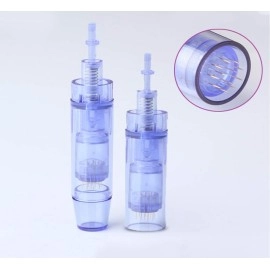 KOSTECH DR Pen Derma Pen 12 Pin Needle Cartridge Tip- Pack of 3 | Blue