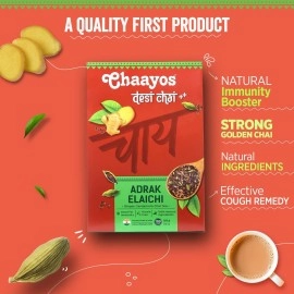 Chaayos Premium Flavoured Tea Blend - Adrak Elaichi Chai - 300g