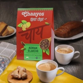 Chaayos Premium Flavoured Tea Blend - Adrak Elaichi Chai - 300g