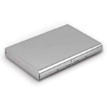 OFIXO Credit Card Holder Protector Stainless Steel Credit Card Wallet Slim Metal Credit Card Case for Women or Men (Mat-Silve)