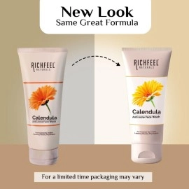 Richfeel Anti Acne Face Wash with Calendula Extracts, 100g (pack 2)