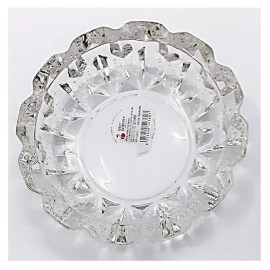 Decoration Homey Glass Crystal Turtle Tortoise with Plate for Feng Shui and Vastu (Transparent, 4.5 x 1.5 Inch)