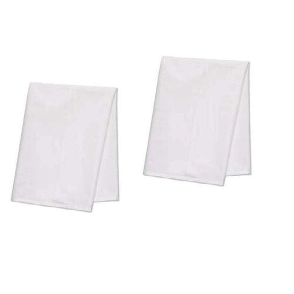 Rolimoli Pure Cotton 1 m Cloth for Pooja (White, Set of 2)