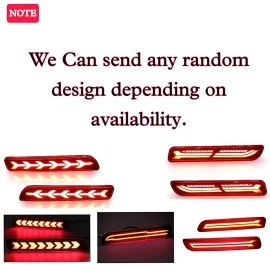 DETACHI Pro-11P Led Brake Light Car Reflector for Bumper(Rear/Back) DRL for Maruti Suzuki Ertiga- Set of 2 Pcs with Maruti Suzuki Baleno Brezza Ciaz Ertiga New Swift Dzire Scross Ritz (Random Design)