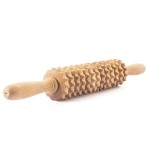 Tuuli Accessories - Wooden Massage Roller, Multi-Functional Body Roller for Cellulite, Muscle Tension and Skin Health Support, Natural Massager for Women and Men