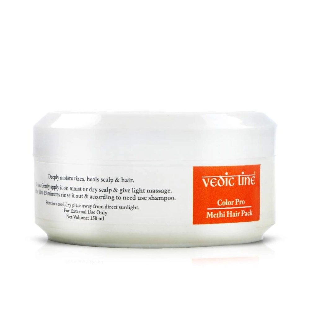 Vedic Line Color Pro Methi Pack,Repair Damaged Hair &Texture, Control Hair Fall With Soya Oil & Bhringraj For Healthy Hair,150ml